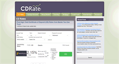 Desktop Screenshot of cdrate.com
